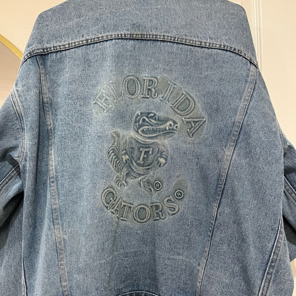 Large Florida Gators Jean Jacket!